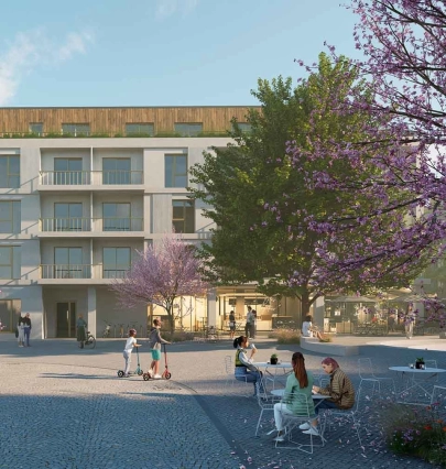 Na okraji Prahy navrhujeme nové centrum Jesenice