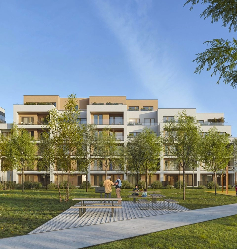 Na projektu Kolbenova Park byl dosažen důležitý milník – hrubá stavba je hotová